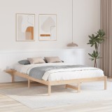 VidaXL Cadru de pat cu mese laterale Maro 160 x 200 cm Maro