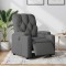 vidaXL Fotoliu rabatabil electric, gri &icirc;nchis, material textil 3204687