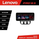 Navigatie VW Golf 5 2004-2010 clima automatica Lenovo PRO 4+64 12.3 inch qled android 4G DSP gps internet KIT-golf5-automatic