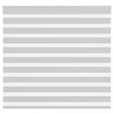 Jaluzea tip zebra gri deschis lățime țesătură 155,9cm poliester foto