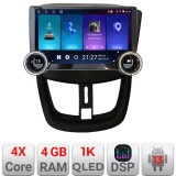 Navigatie Peugeot 207 Kit-PE01 Edotec 4+64 10.5 inch Incell 1K android Wifi 5Ghz gps internet