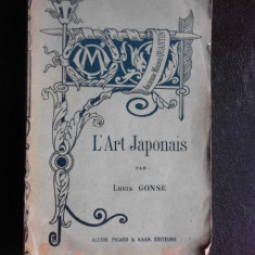 L'art Japonais - Louis Gons (text in limba franceza)