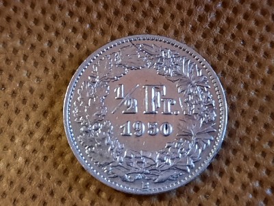 ELVETIA 1/2 FRANC 1950 foto