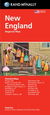 Rand McNally Folded Map: New England foto