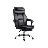 Scaun directorial OFF341, piele ecologica, mecanism balans, robust, rabatabil 170 grade, 150 kg