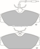 Set placute frana,frana disc RENAULT MEGANE I Break (KA0/1) (1999 - 2003) KRIEGER 0950006342