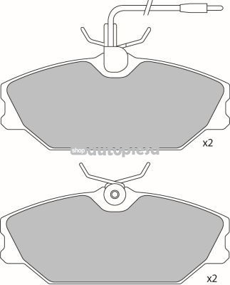 Set placute frana,frana disc RENAULT SCENIC I (JA0/1) (1999 - 2003) KRIEGER 0950006342 foto