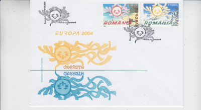 C12 - FDC Romania - Europa 2004 - vacanta - LP1638 - 2004 foto