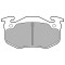 Set placute frana,frana disc PEUGEOT 106 II (1) (1996 - 2016) KRIEGER 0950006472