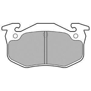 Set placute frana,frana disc RENAULT MEGANE I Classic (LA0/1) (1996 - 2006) KRIEGER 0950006472