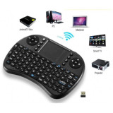Tastatura Iluminata Wireless, Air Mouse, cu Touchpad, pentru TV Box, Smart TV