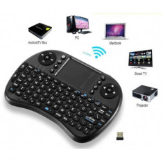 Tastatura Iluminata Wireless, Air Mouse, cu Touchpad, pentru TV Box, Smart TV foto