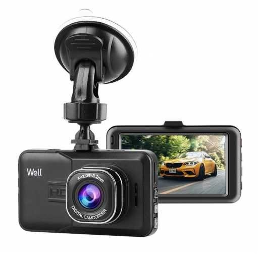 Camera auto Well Trace 1080p FHD 720p ecran 3&quot; DVR-CAR-TRACE-WL