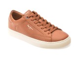 Cumpara ieftin Pantofi sport PEPE JEANS maro, JOE BASIC, din piele ecologica