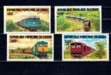 Congo 1984 - Locomotive, cai ferate, serie neuzata