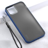 Husa iPhone 11 Pro, Margini Albastre, Protectie Dura, Compatibila Apple