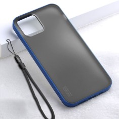 Husa iPhone 11 Pro Dura Cu Margini Albastre