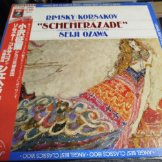 Vinil LP "Japan Press" Rimsky-Korsakov ; SEIJI OZAWA – Scheherazade (NM)