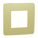 Rama Ornament 2M Schneider Unica Studio verde deschis alb NU280211