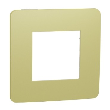 Rama Ornament 2M Schneider Unica Studio verde deschis alb NU280211 foto