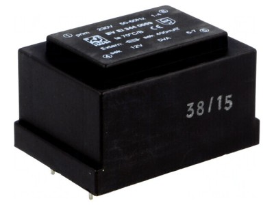 Transformator &amp;Icirc;ncapsulat 5VA 230V 12V PCB BVEI foto