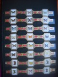HOPCT LOT NR 40 - FLUTURI / FAUNA -48 BUC-ETICHETE VECHI DE TRABUCURI / CIGARS LEBELS -COLECTIE DE LUX-LITHO