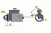 Starter AUDI A4 Cabriolet (8H7, B6, 8HE, B7) (2002 - 2009) BOSCH 0 986 018 340