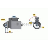 Starter AUDI ALLROAD (4BH, C5) (2000 - 2005) BOSCH 0 986 018 340