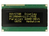 Afişaj LCD Alfanumeric 20x4 cu Iluminare LED - RAYSTAR OPTRONICS