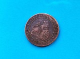 10 Centimos 1870 Spania, Europa