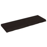 Cumpara ieftin Blat de masă maro 120x40x(2-6) cm, lemn masiv stejar tratat