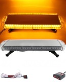 40 LED Lumina de Stroboscopica 76cm Lampa Girofar Avertizare Galben 12V 24V