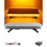 40 LED Lumina de Stroboscopica 76cm Lampa Girofar Avertizare Galben 12V 24V