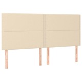 Cumpara ieftin Tablie de pat crem 180x5x118/128 cm, material textil