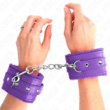Kink Wrist Restraint-Mansete pentru &Icirc;ncheieturi Căptușite cu-Mov