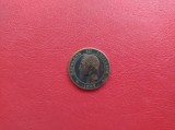 FRANTA - Moneda istorica 10 CENTIMES 1862 ( bronz ), Europa