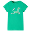 Tricou pentru copii, verde, 104 11060, vidaXL