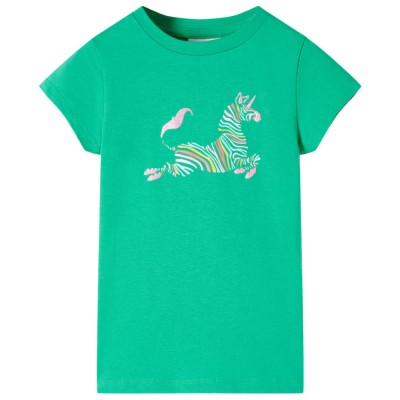 Tricou pentru copii, verde, 104 11060 foto