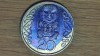 Noua Zeelanda - moneda demonetizata bancar cu vopsea albastra - 20 cents 1990 Pukaki - var mare ⌀28.58 mm, Australia si Oceania