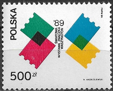 C1444 - Polonia 1989 - Filatelie neuzat,perfecta stare