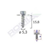 SURUB CU SAIBA FORD OPEL 5.5X19MM SET 10 BUC 61679