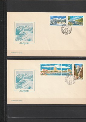 RO - FDC - TURISM ( LP 761 ) 1971 ( 2 DIN 3 ) foto