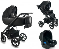 Carucior copii 3 in 1, reversibil, complet accesorizat, 0-36 luni, Bexa Air Platinum foto