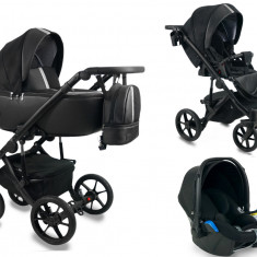 Carucior copii 3 in 1, reversibil, complet accesorizat, 0-36 luni, Bexa Air Platinum