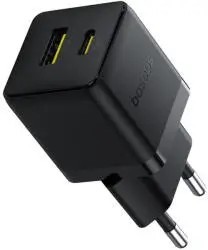 Incarcator retea Baseus Palm P1011160A113-00 Quick Charge 30W 1x USB Type-C 1x USB