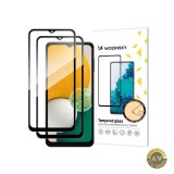 Folie de protectie Ecran WZK pentru Samsung Galaxy A13 5G A136 Sticla securizata Full Glue Set 2 bucati Neagra