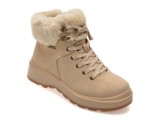 Ghete SKECHERS nude, PARK CITY, din piele ecologica