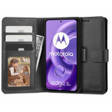 Husa Tech-Protect Wallet Wallet pentru Motorola Edge 30 Neo Negru, Silicon