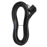 Cablu de alimentare EMOS S18323 flexibil izolatie PVC 3x1.5mm2 3m negru