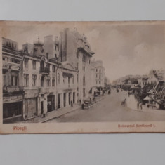 Carte Postala Veche - Ploesti Ploiesti Bulevardul Ferdinand 1929 VEZI DESCRIEREA